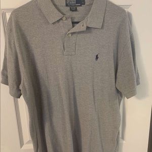 Mean grey polo